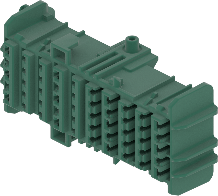 50 Way Female OCS Unsealed Connector Green