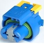 2 Way F DUCON 6.3 Sealed Connector Blue
