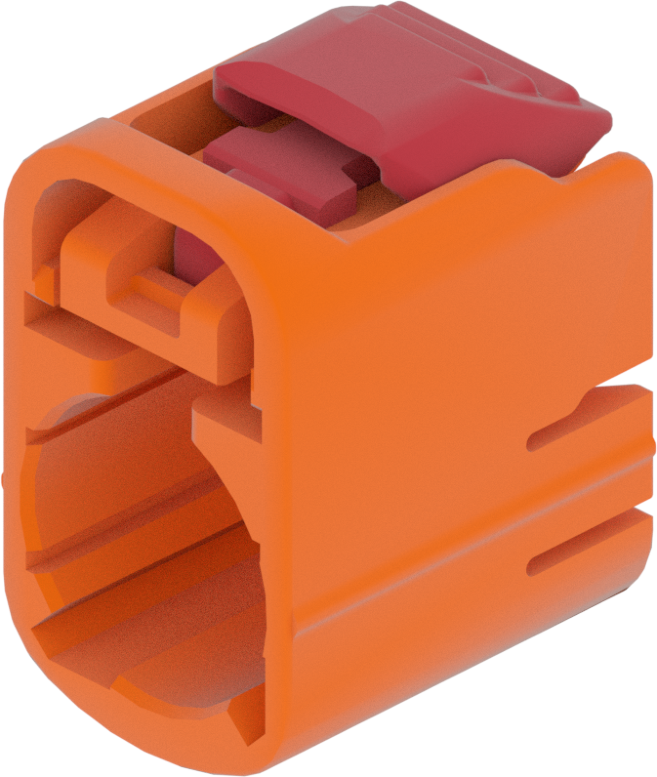 1 Port 1 Row Female Fakra Orange Light Code M