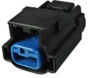 2 Way Female APEX 2.8 Sealed Connector Black