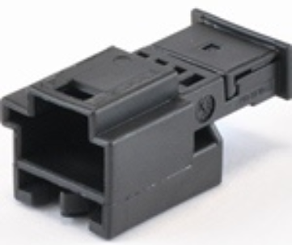 4 Way M MTS 0.64 Unsealed Connector Black