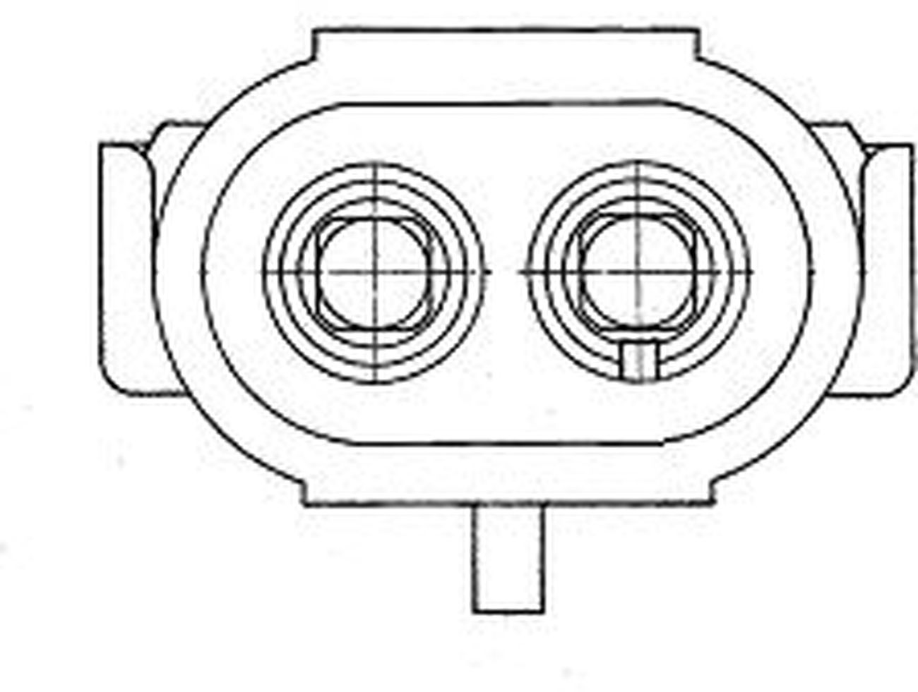 2 Way 2.6 W/P Sealed Connector Gray-Medium