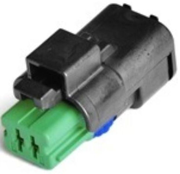 2 Way F 1.5 SICMA Mini Sealed Connector Green