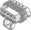 10 Way 1.5 F MetriPack (M/P) Sealed Connector Gray-Medium