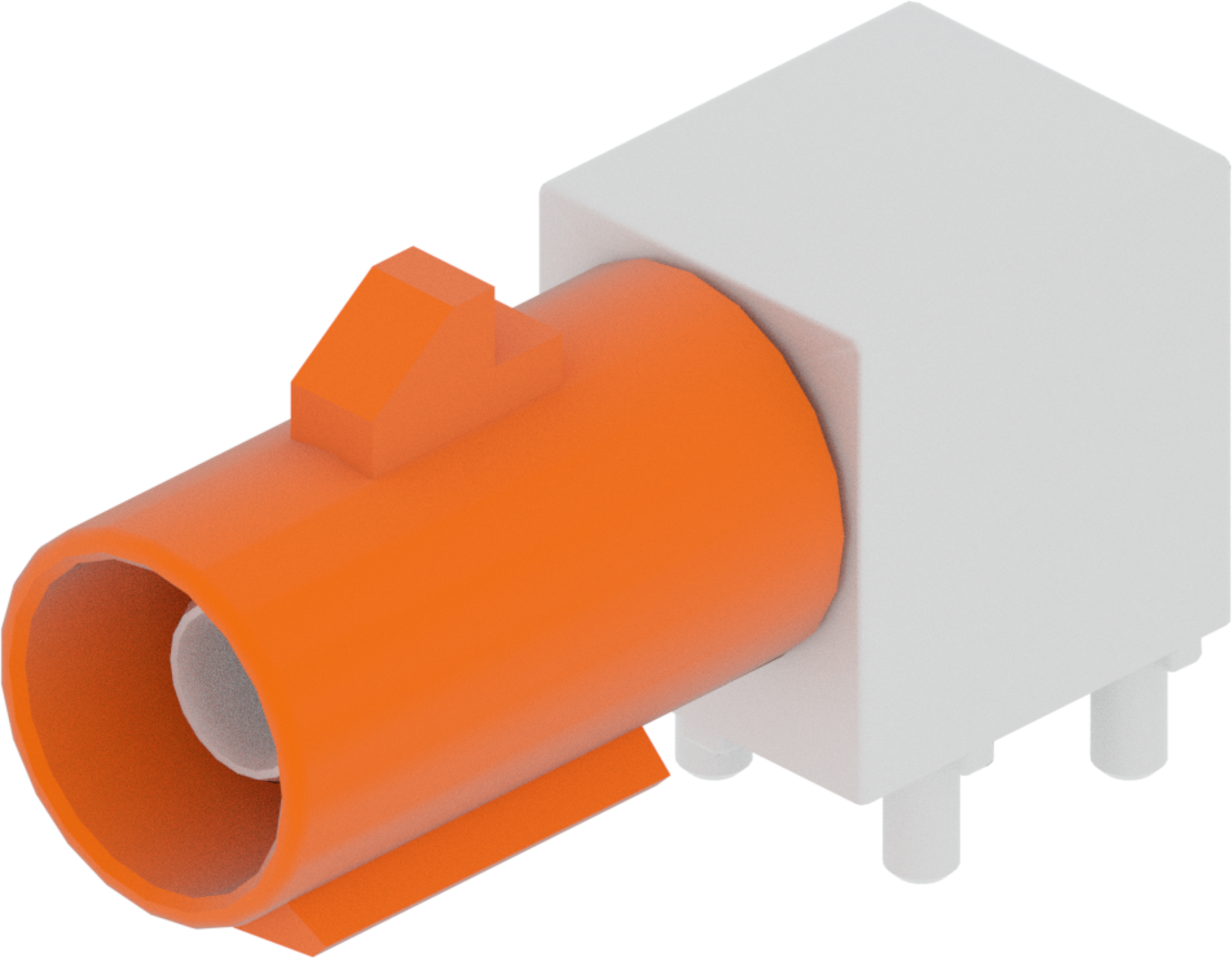 1 Port 1 Row Male Fakra Orange Light Code M