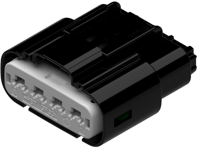 8 Way Female APEX 150 Sealed Connector Black