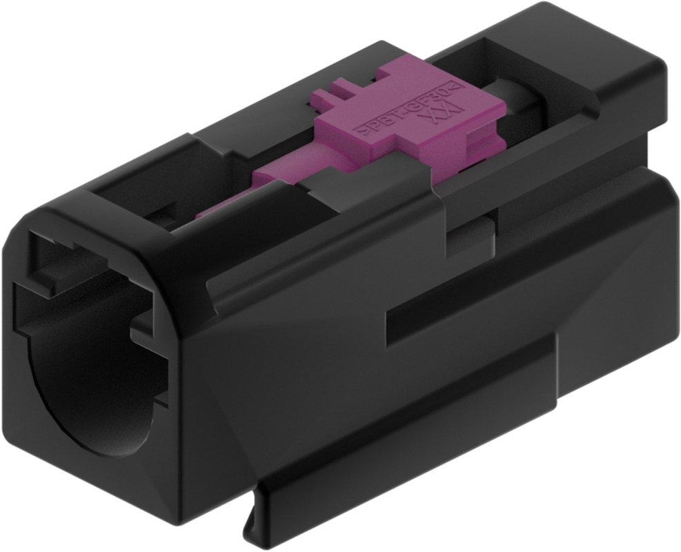 1 Port 1 Row MCA-B Male Mini Coax Black Code A