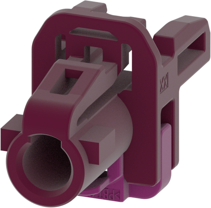 1 Port 1 Row MCA-B Female Mini Coax Claret Violet Code D