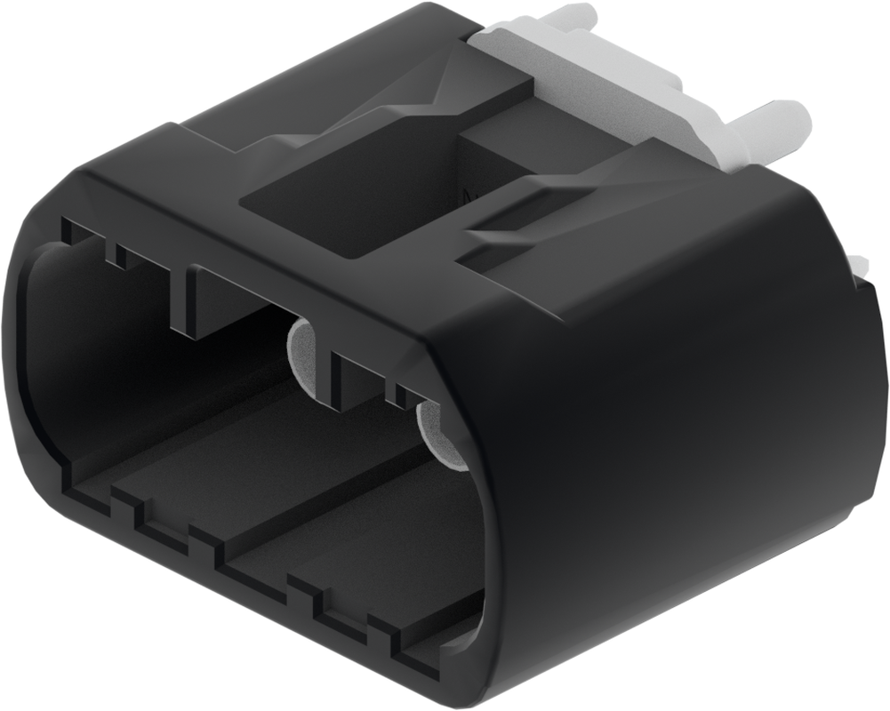 2 Port 1 Row MCA Male Mini Coax Black Code A