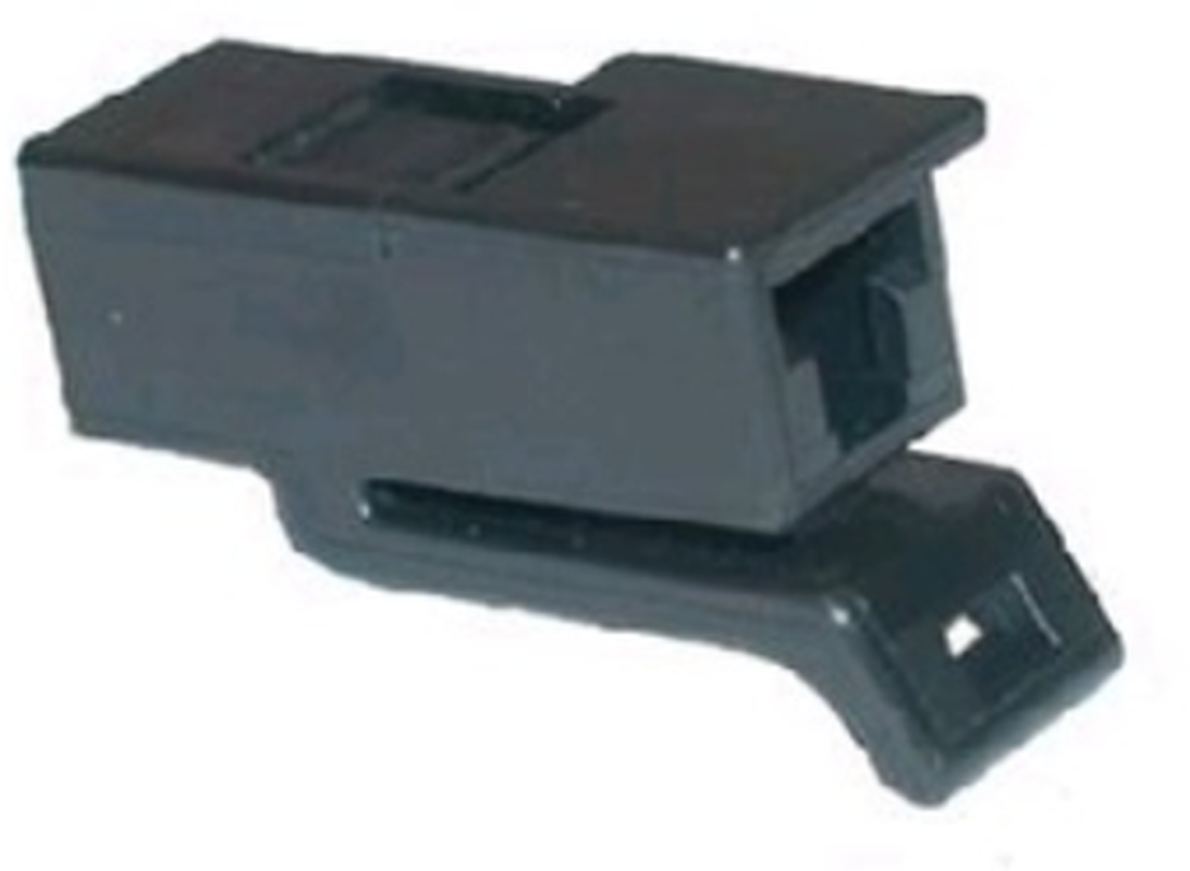 1 Way F MetriPack (M/P) 4.8 Unsealed Connector Black