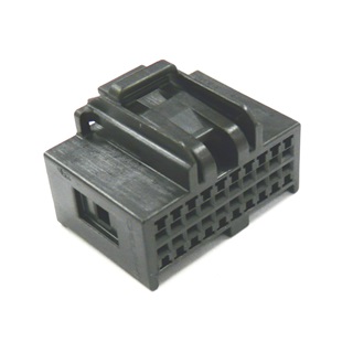 20 Way F MICRO HVT 0.64 Unsealed Connector Black
