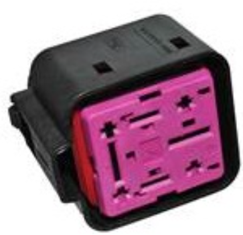 8 Way F DCS-1 2.8 6.3 9.5 Sealed Connector Black