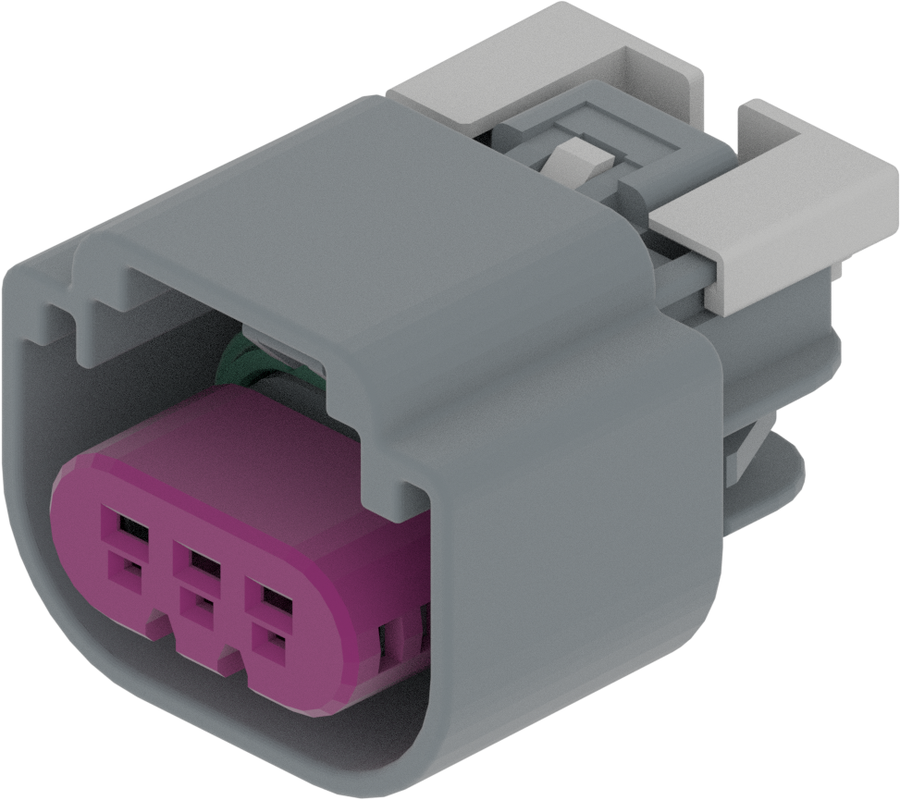 3 Way F GT 1.5 Sealed Connector Gray