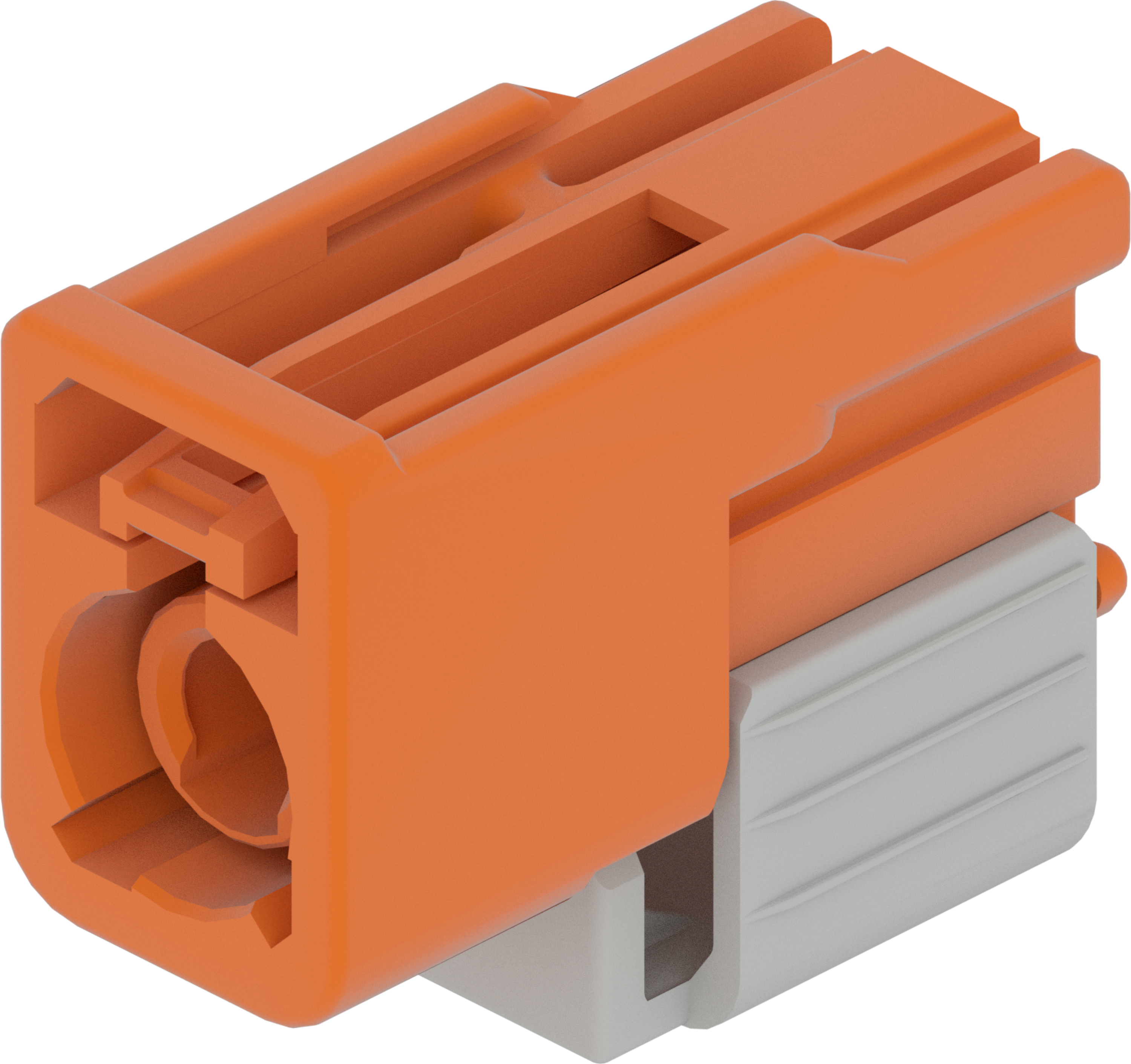 1 Port 1 Row Female Fakra Orange Light Code M