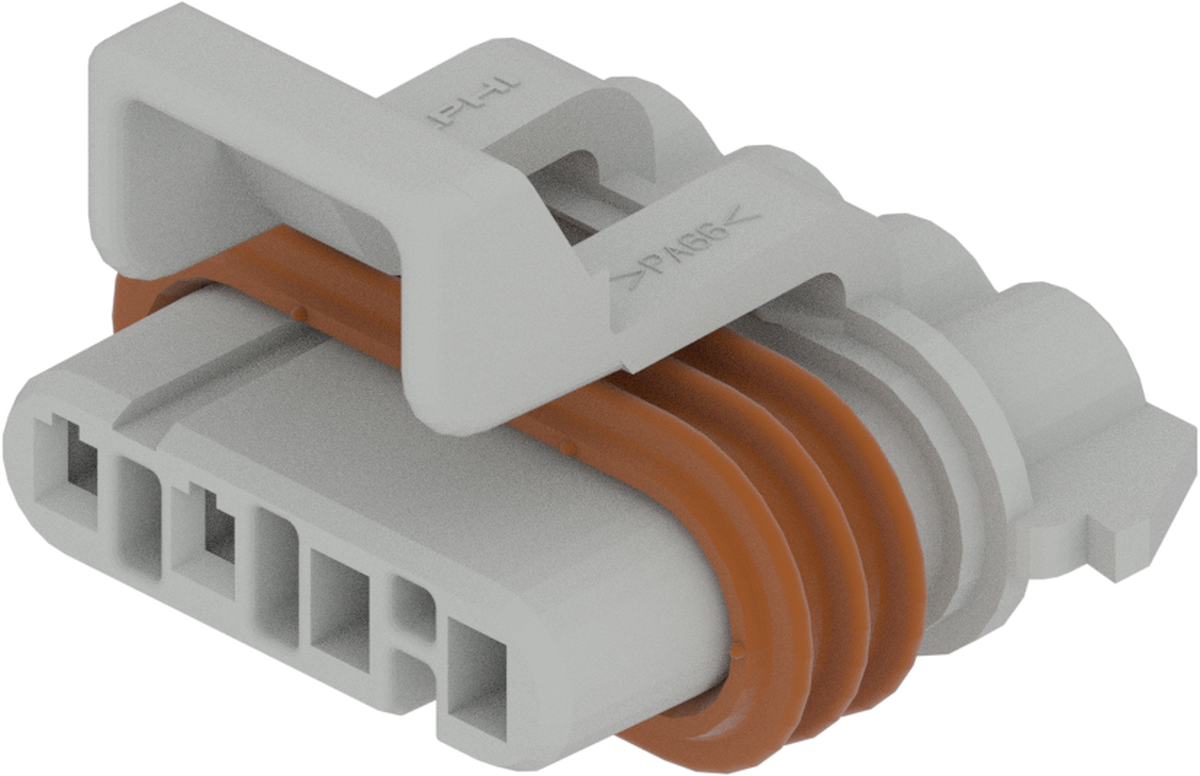 4 Way Female M/P 150 Sealed Connector Light Grey