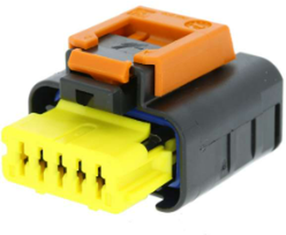 5 Way F SICMA-3 1.5 Sealed Connector Black