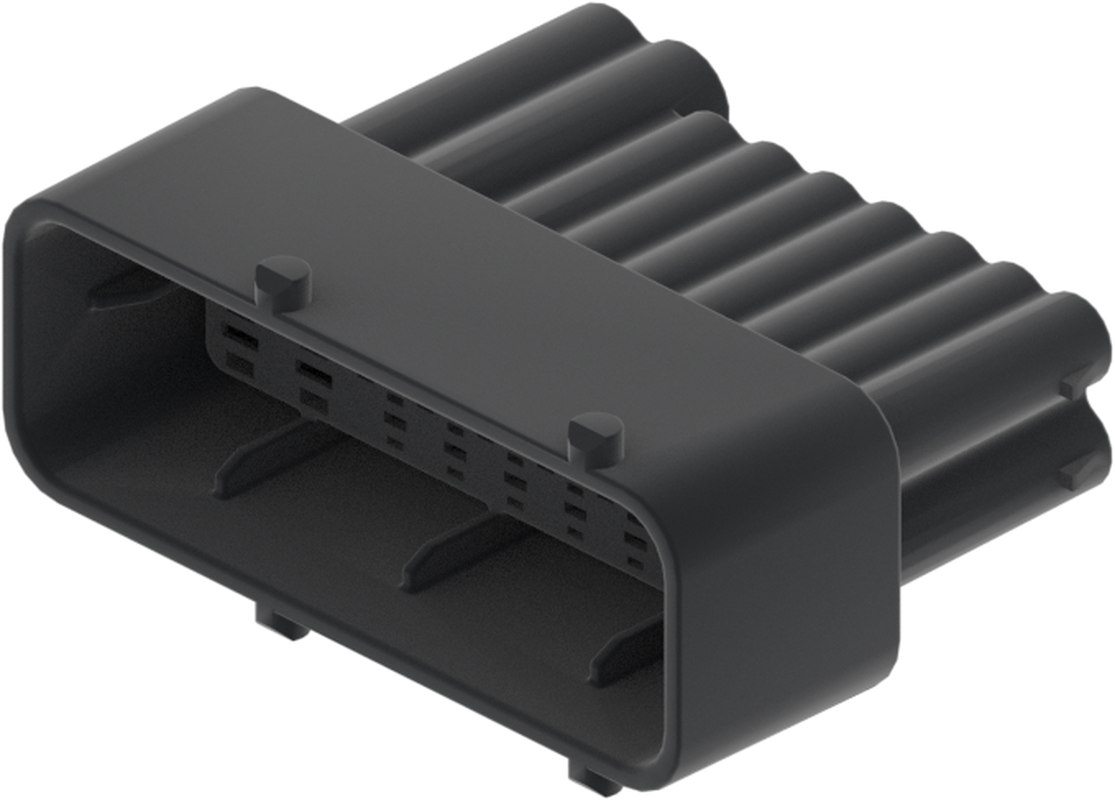 25 Way M 1.5 TIMER 2.8 TIMER Sealed Connector Black
