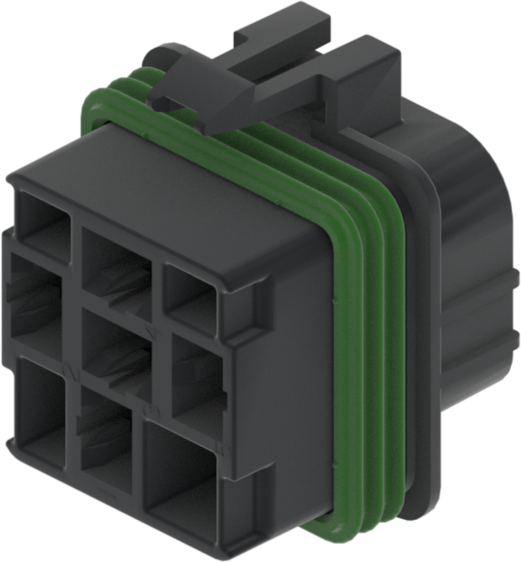 5 Way F MetriPack (M/P) 6.3 Sealed Connector Black