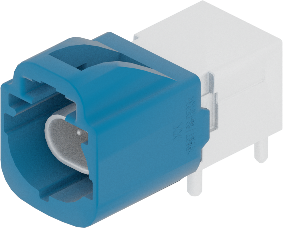 1 Port 1 Row Male H-MTD Blue Code C