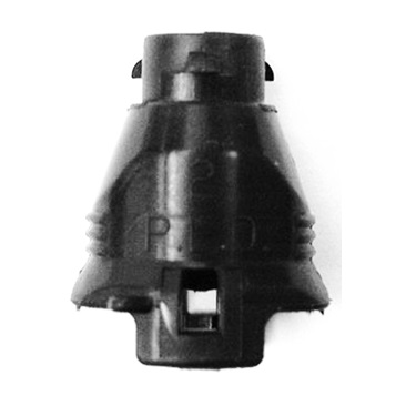 2 Way F MIC/P 0.64 Unsealed Connector Black