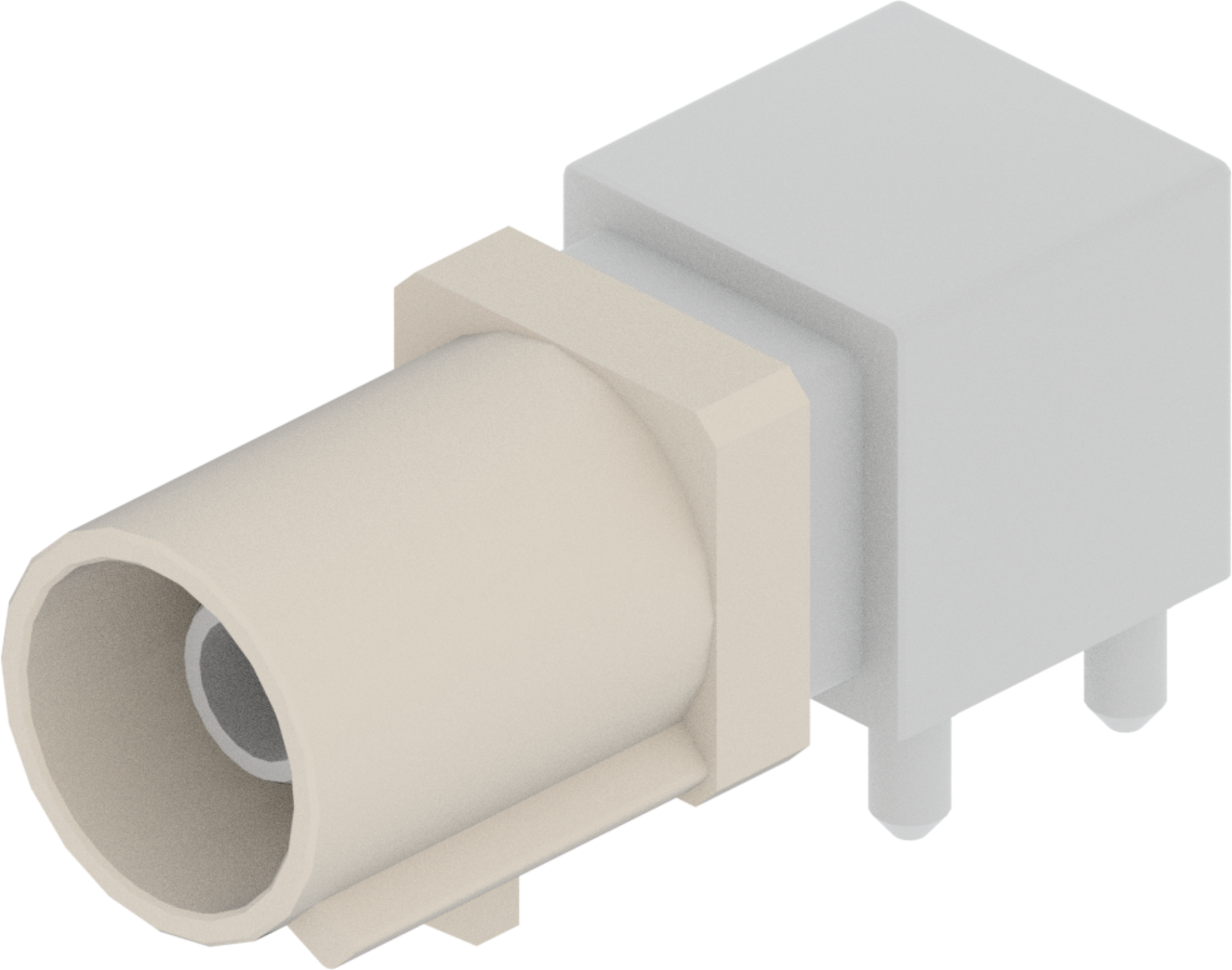 1 Port 1 Row Male Fakra White Code B