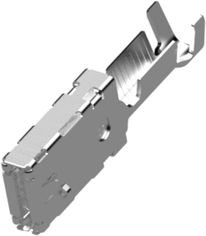9.5 Locking Lance CTS Female SN+AG Unsealed Terminal Cross Sec (2.5 - 4 mm²)