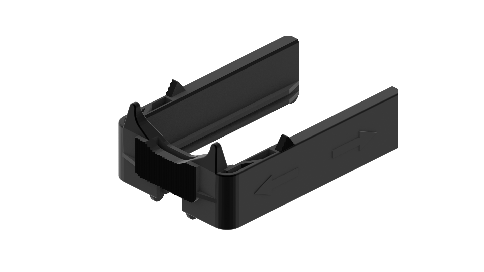 LOCK CONN LK SLIDE BLK