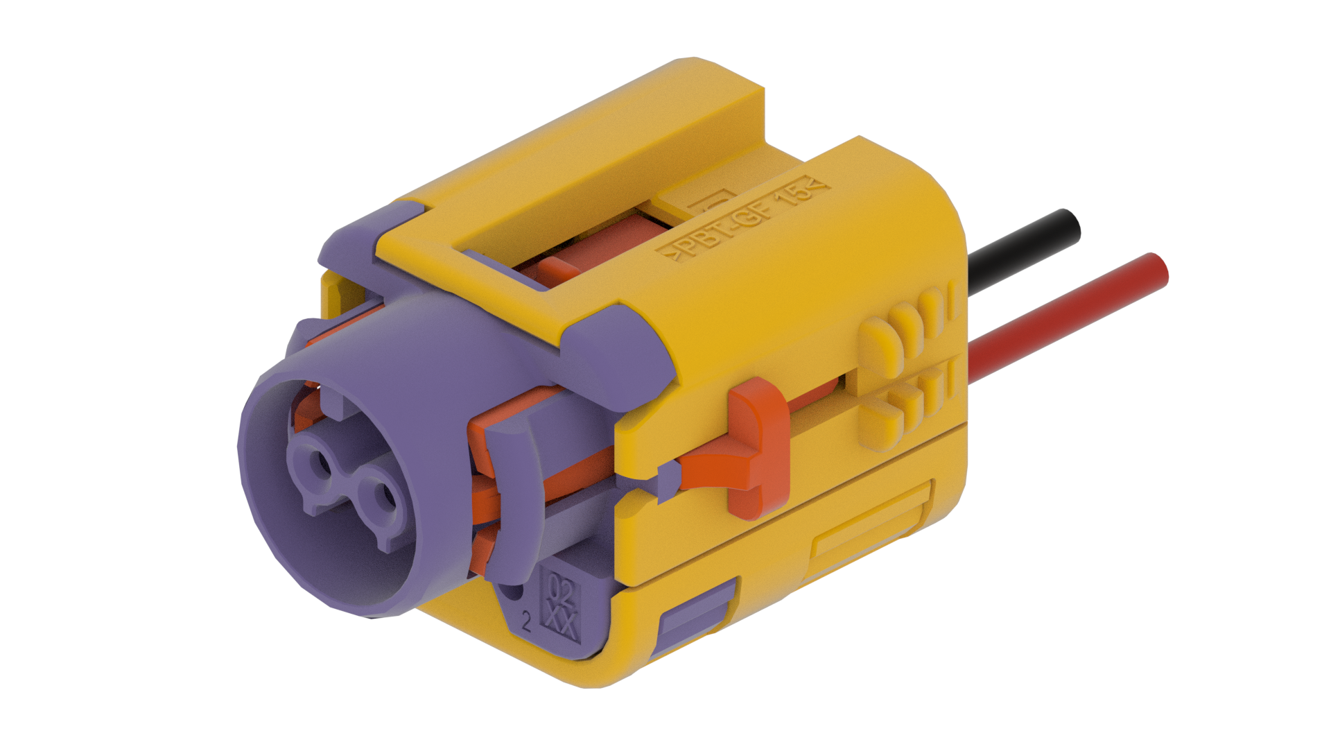 SRS Connector ABX-5 Spring Lock 180° Code X