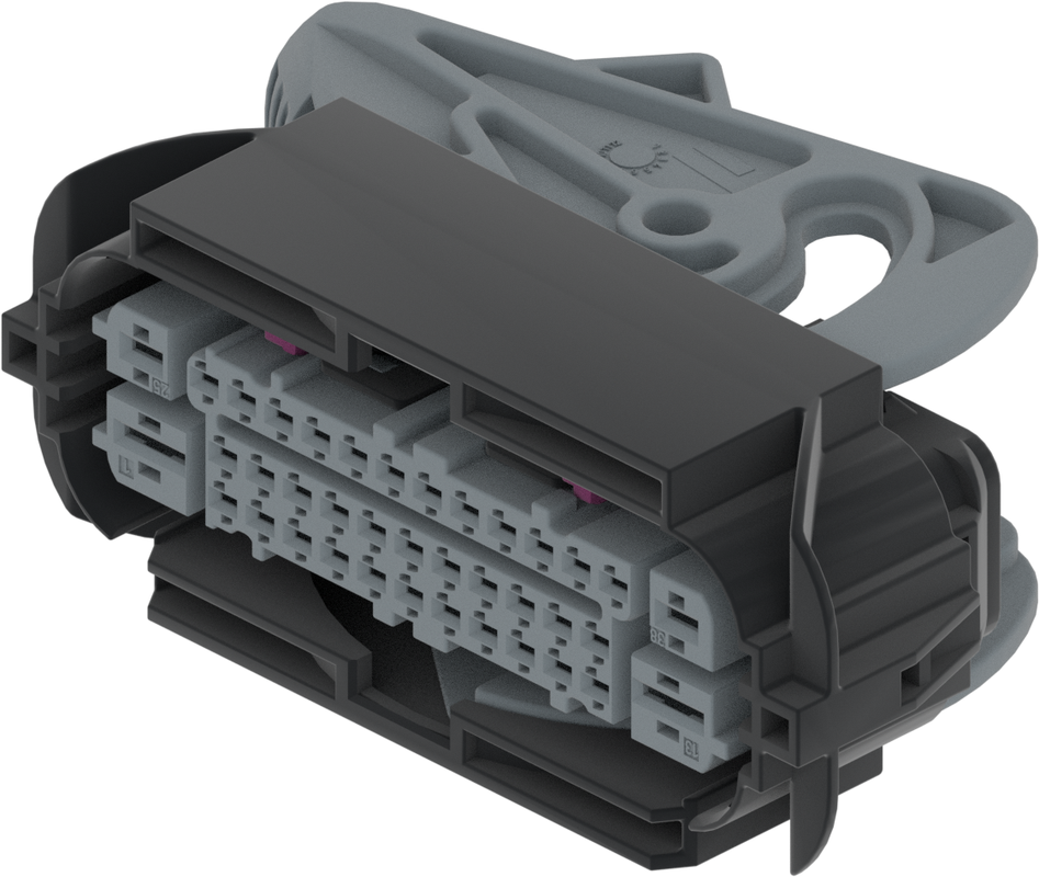 38 Way F 1.5 MCP 2.8 MCP 4.8 MCP Sealed Connector Black