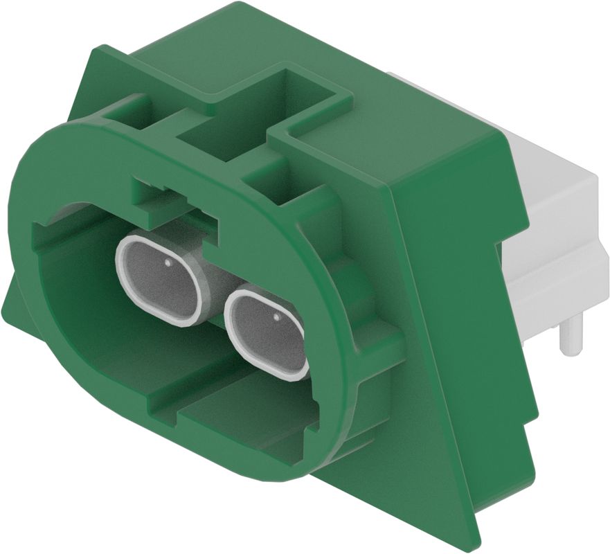 2 Port 1 Row Male H-MTD Leaf Green Code E
