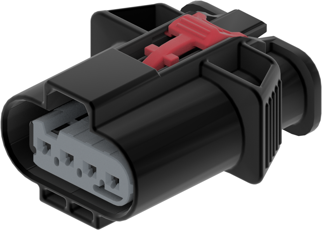 4 Way F CTS 1.2 Sealed Connector Black