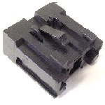 2 Way F MetriPack (M/P) 800 Unsealed Connector Black