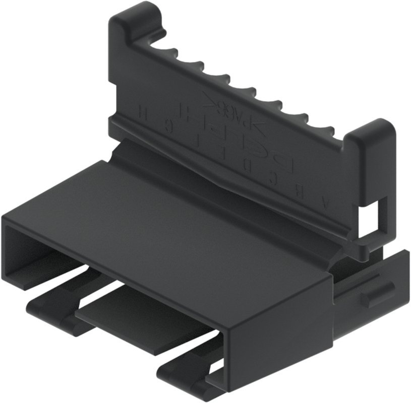 8 Way M MetriPack (M/P) 2.8 Unsealed Connector Black