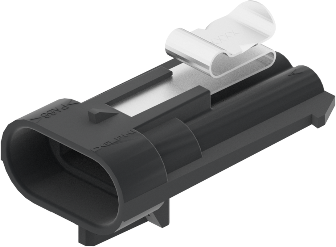 3 Way Male 1.5 MetriPack (M/P) Sealed Connector Black