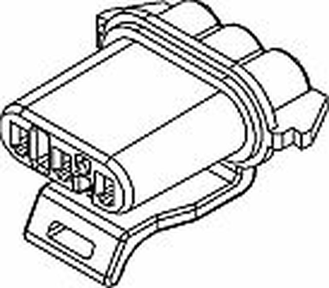 3 Way F MetriPack (M/P) 150 Sealed Connector Black