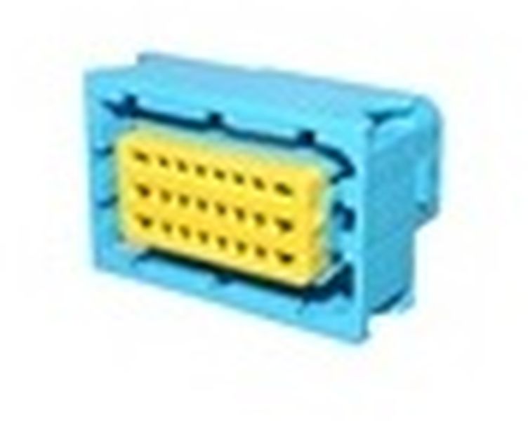 24 Way F Hybrid 1.5 2.8 SICMA Sealed Connector Full Interconnect Connector Blue