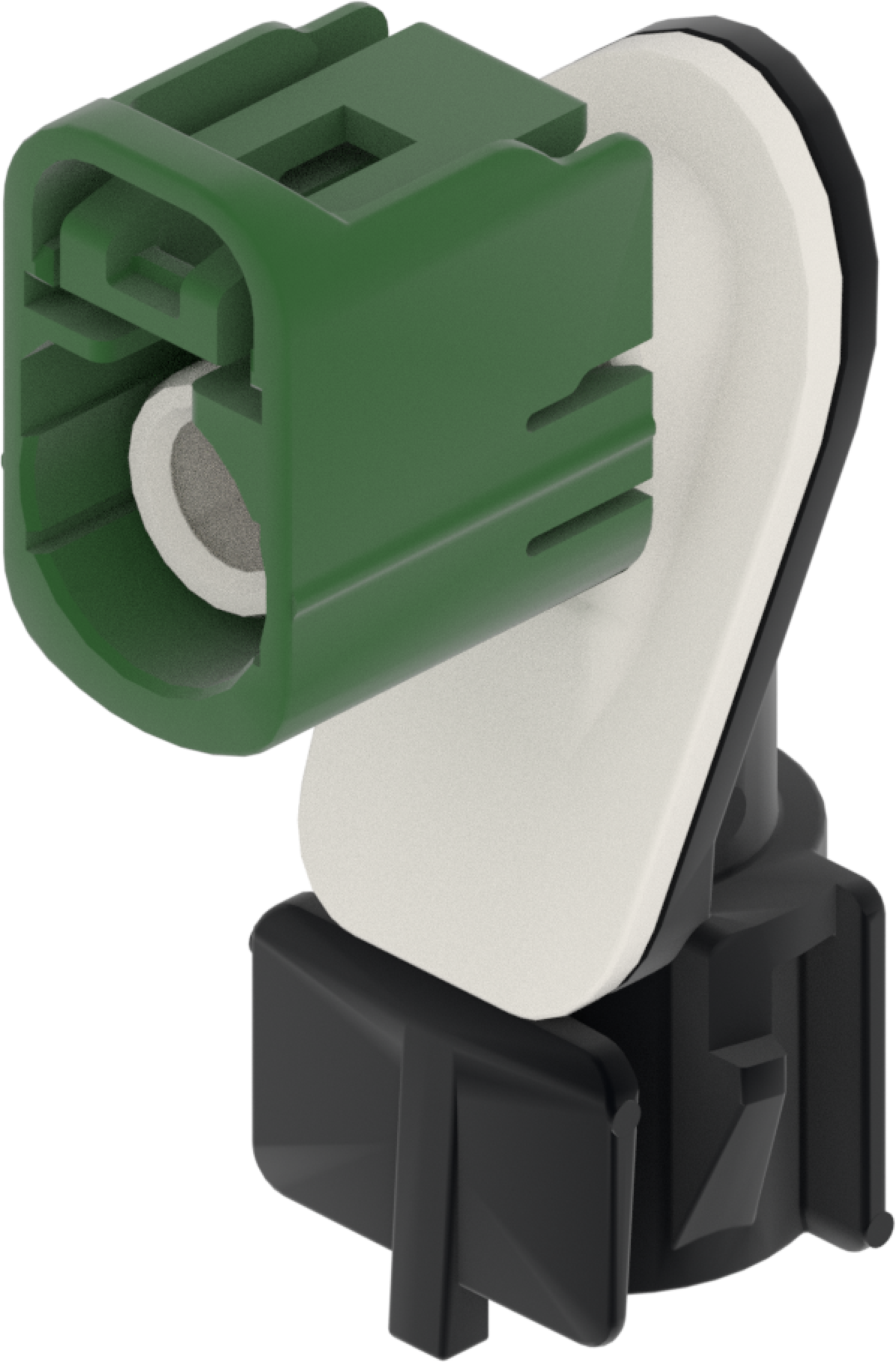 1 Port 1 Row Male Fakra Green Code E