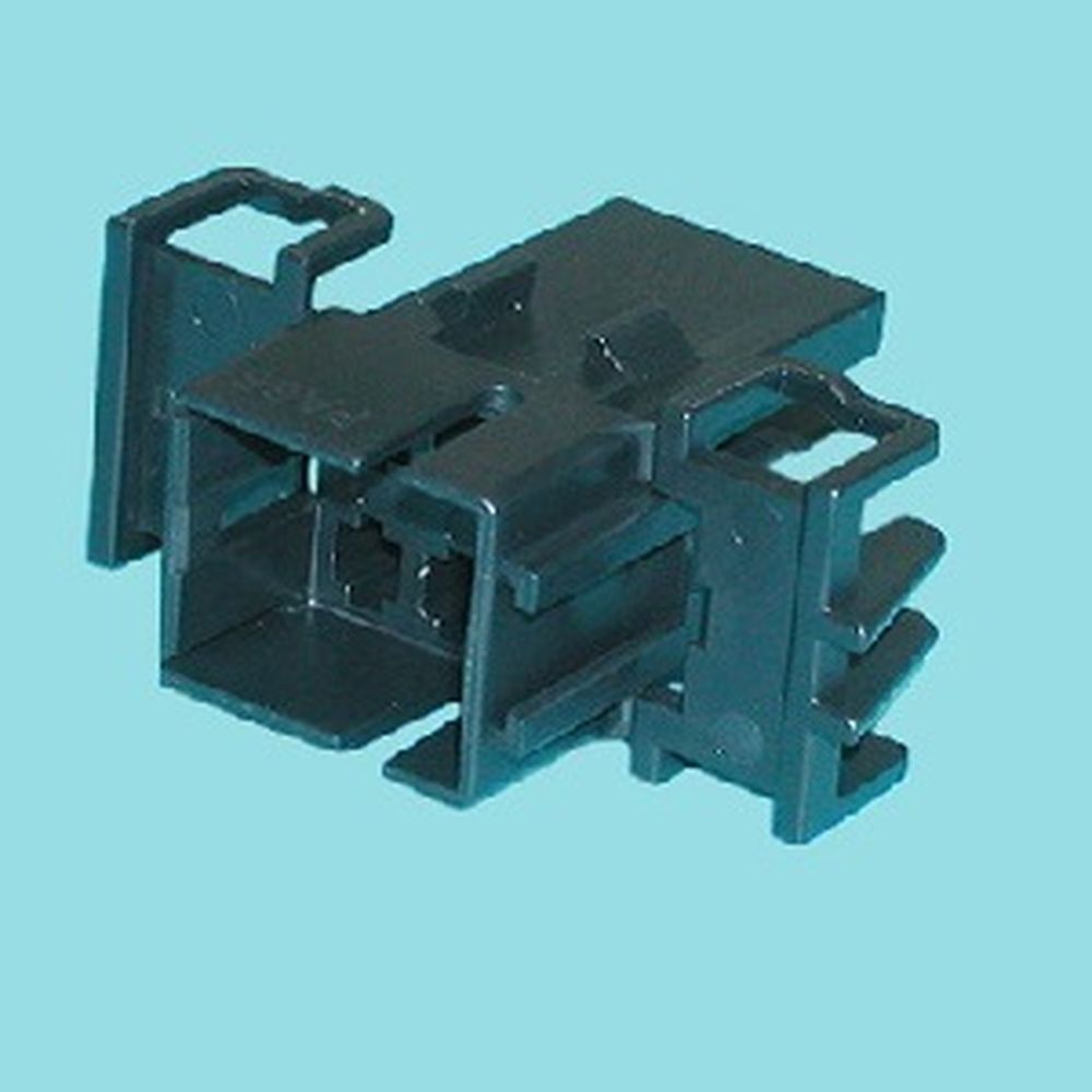 6 Way M MetriPack (M/P) 280 Unsealed Connector Black