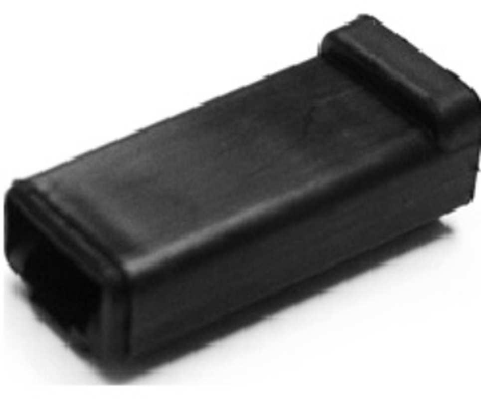 1 Way F 56 SERIES 6.3 Unsealed Connector Black
