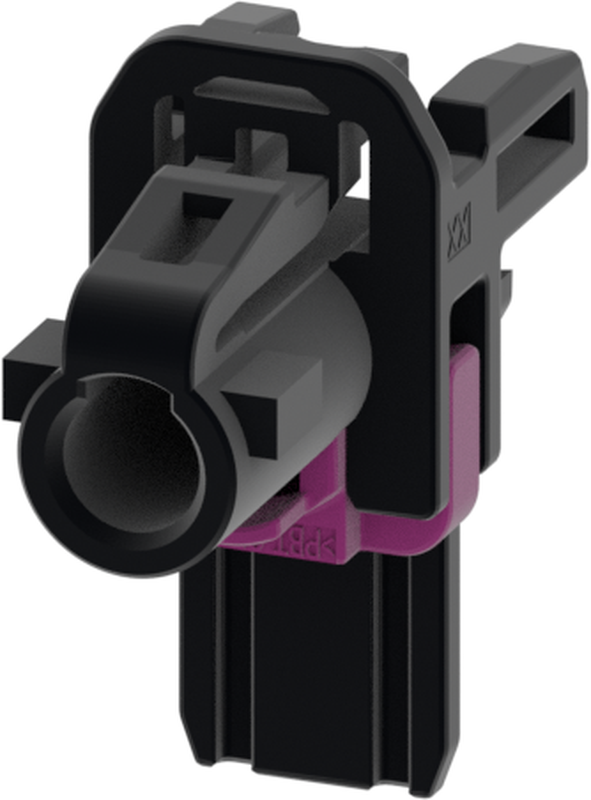 1 Port 1 Row MCA-B Female Mini Coax Jet Black Code A