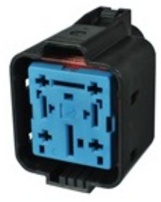 8 Way F DCS-1 2.8 6.3 9.5 Sealed Connector Black