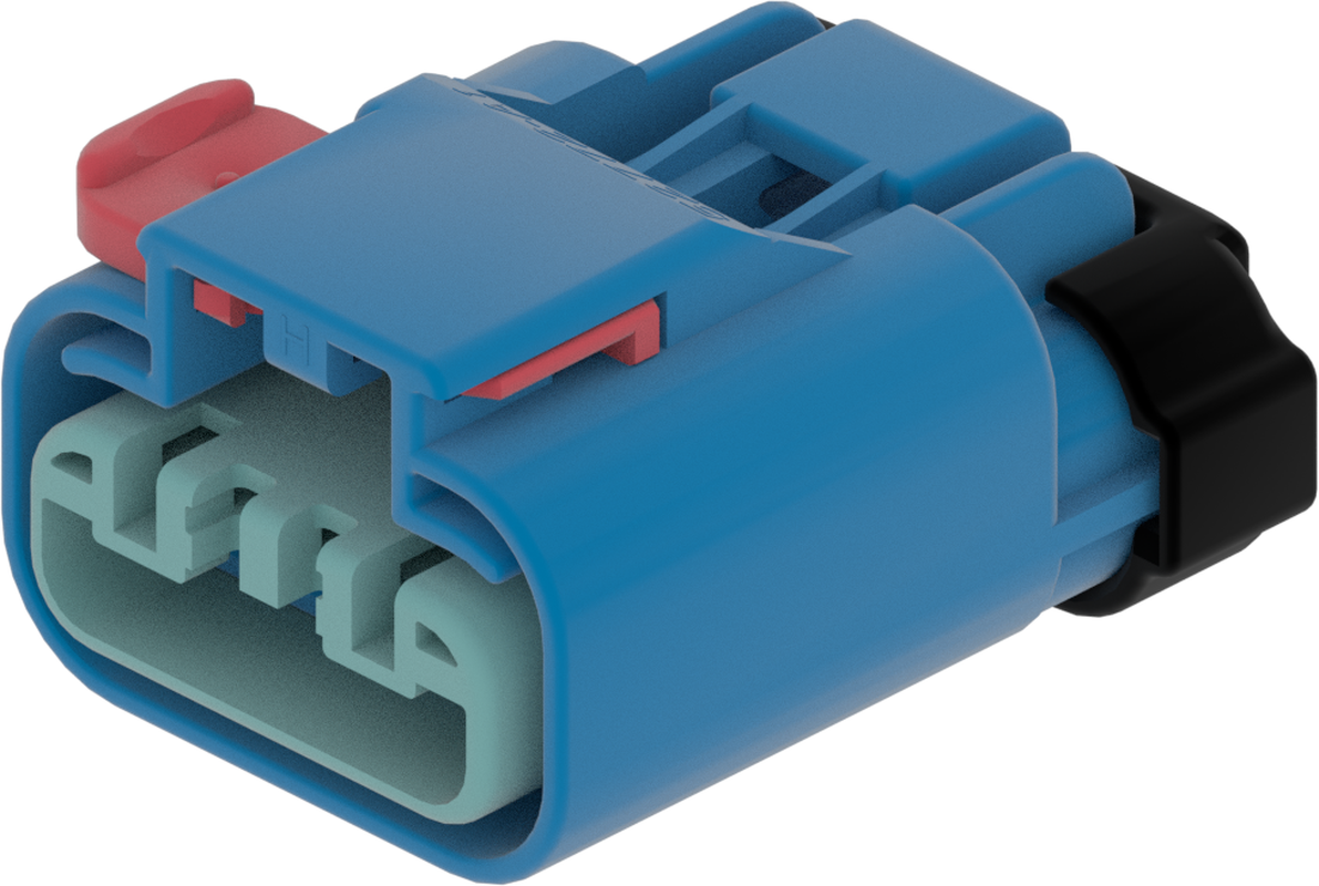 4 Way Female APEX 2.8 Sealed Connector Blue-Light