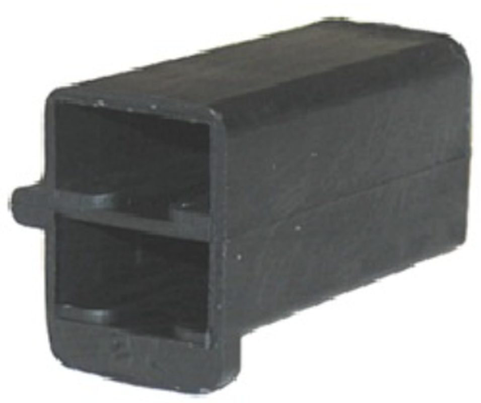 2 Way F 56 SERIES 6.3 Unsealed Connector Black