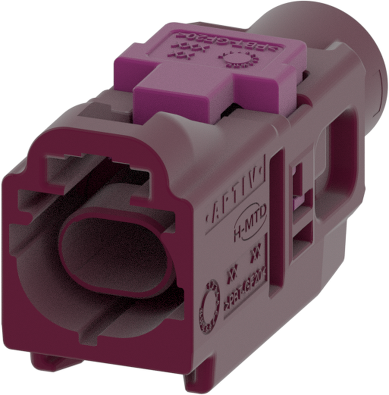 1 Port 1 Row Male H-MTD Violet Code D
