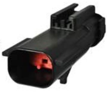 2 Way Male APEX 2.8 Sealed Connector Gray-Light