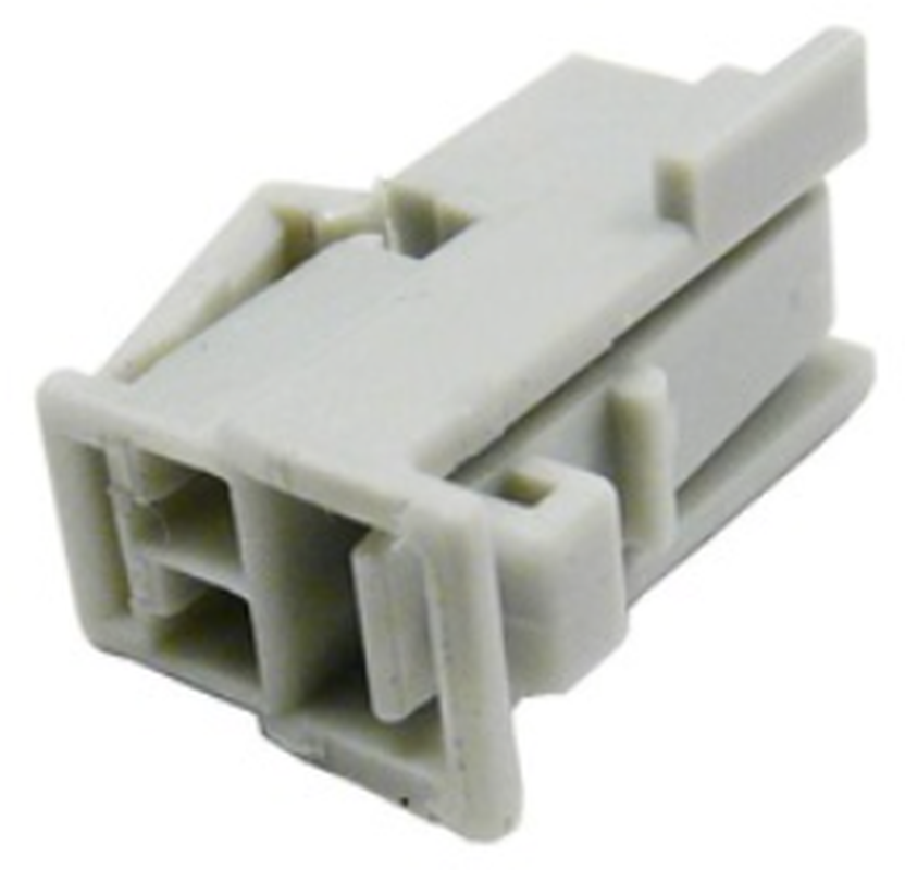 2 Way F MTS 0.64 Unsealed Connector Gray-Light