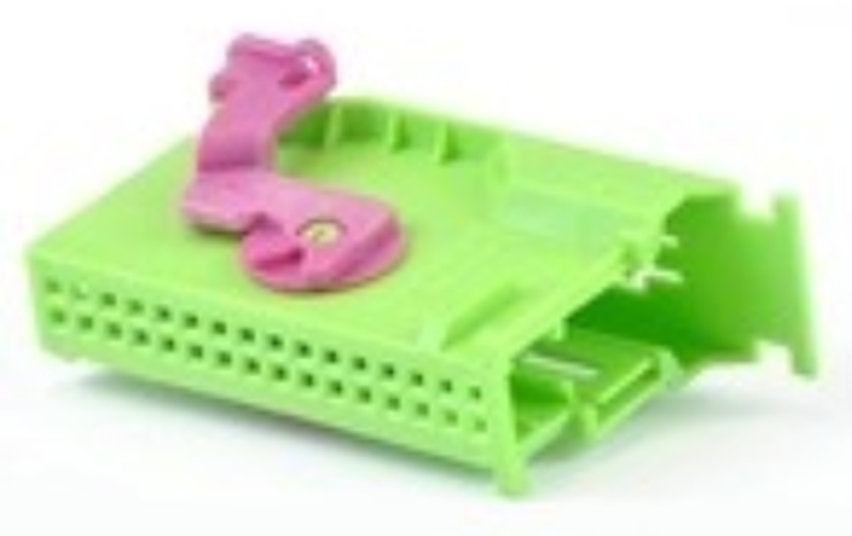 32 Way F MQS 0.64 Unsealed Connector Green