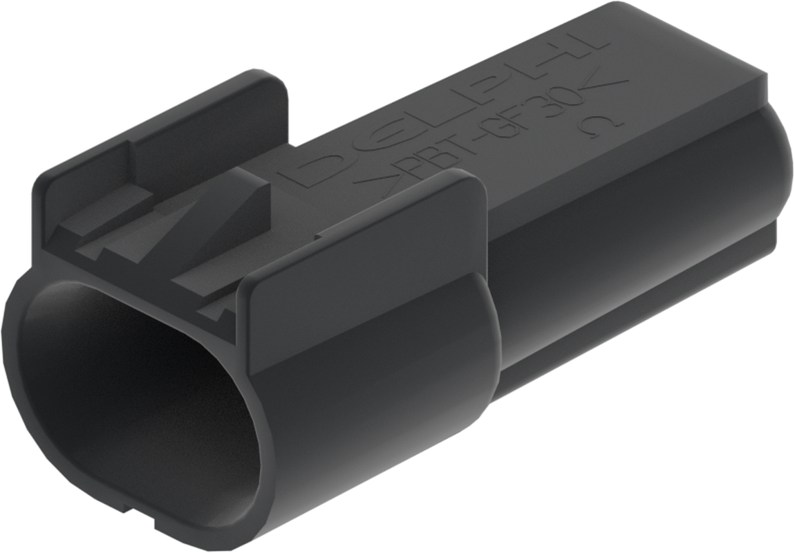 2 Way M GT 1.5 Unsealed Connector Black
