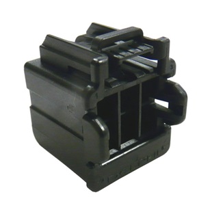 6 Way F GT 280 Unsealed Connector Black