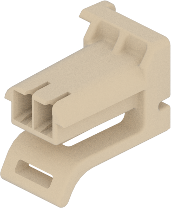 2 Way F MetriPack (M/P) 1.5 Unsealed Connector Cream